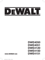 DeWalt DWE4151 Kullanım kılavuzu