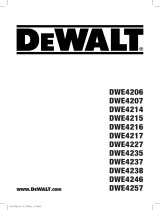 DeWalt DWE4257 Kullanım kılavuzu