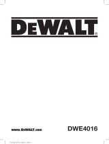DeWalt DWE4016 Kullanım kılavuzu