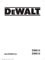 DeWalt DW614 Kullanım kılavuzu
