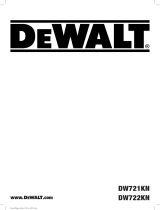 DeWalt DW721KN Kullanım kılavuzu