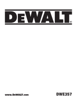 DeWalt DWE357 Kullanım kılavuzu