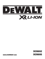 DeWalt DCN692 Kullanım kılavuzu