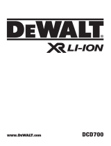 DeWalt DCD700 Kullanım kılavuzu