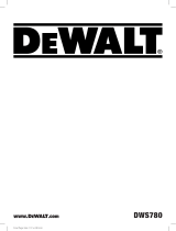 DeWalt DWS780 Kullanım kılavuzu