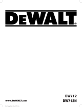 DeWalt DW712 Kullanım kılavuzu