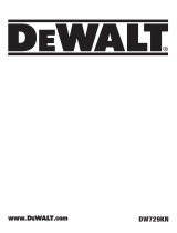 DeWalt DW729KN Kullanım kılavuzu