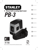Stanley PB3 Kullanım kılavuzu