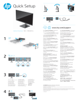 HP P24 G4 24 FHD Monitor Hızlı başlangıç ​​Kılavuzu