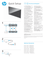 HP E27q G4 QHD Monitor Hızlı başlangıç ​​Kılavuzu