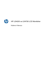 HP LD4200 42-inch Widescreen LCD Digital Signage Display Kullanici rehberi