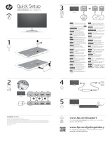 HP M27fd FHD Monitor Hızlı başlangıç ​​Kılavuzu