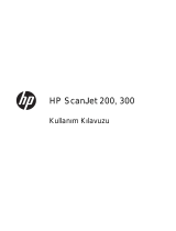 HP Scanjet 200 Flatbed Scanner Kullanım kılavuzu