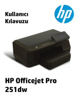 HP Officejet Pro 251dw Printer series Kullanici rehberi
