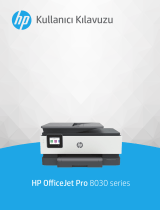 HP OfficeJet Pro 8030 All-in-One Printer series Kullanici rehberi