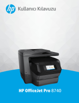 HP OfficeJet Pro 8740 All-in-One Printer series Kullanici rehberi