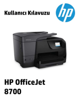 HP OfficeJet 8702 All-in-One Printer series Kullanici rehberi
