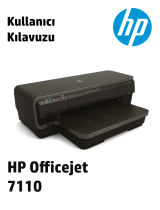 HP OfficeJet 7110 Wide Format ePrinter series - H812 Kullanici rehberi