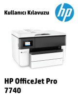 HP OfficeJet Pro 7740 Wide Format All-in-One Printer series Kullanici rehberi