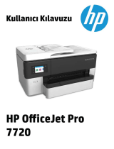 HP OfficeJet Pro 7720 Wide Format All-in-One Printer series Kullanici rehberi