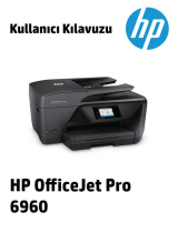 HP OfficeJet Pro 6960 All-in-One Printer series Kullanici rehberi