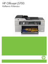 HP Officejet J5700 All-in-One Printer series Kullanici rehberi