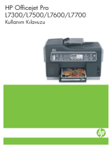 HP Officejet Pro L7500 All-in-One Printer series Kullanici rehberi