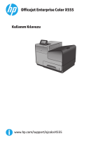 HP OfficeJet Enterprise Color X555 series Kullanım kılavuzu