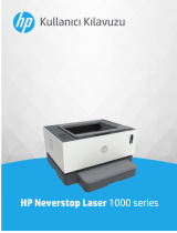 HP Neverstop Laser 1000a Kullanici rehberi