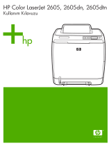 HP Color LaserJet 2605 Printer series Kullanici rehberi