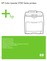 HP Color LaserJet 2700 Printer series Hızlı başlangıç ​​Kılavuzu
