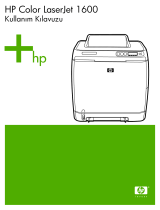 HP COLOR LASERJET 1600 PRINTER Kullanici rehberi