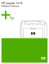 HP LASERJET 1018 PRINTER Kullanım kılavuzu