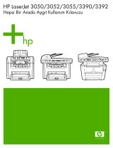 HP LASERJET 3390 ALL-IN-ONE PRINTER Kullanici rehberi