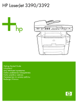 HP LASERJET 3390 ALL-IN-ONE PRINTER Hızlı başlangıç ​​Kılavuzu