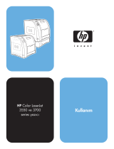 HP Color LaserJet 3550 Printer series Kullanici rehberi