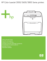 HP Color LaserJet 3600 Printer series Hızlı başlangıç ​​Kılavuzu