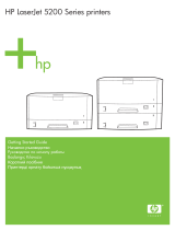 HP LaserJet 5200 Printer series Hızlı başlangıç ​​Kılavuzu
