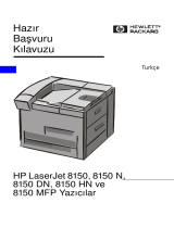 HP LaserJet 8150 Multifunction Printer series Başvuru Kılavuzu