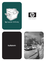 HP LaserJet 4345 Multifunction Printer series Kullanım kılavuzu