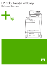 HP Color LaserJet 4730 Multifunction Printer series Kullanici rehberi