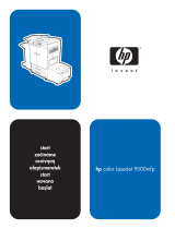HP Color LaserJet 9500 Multifunction Printer series Hızlı başlangıç ​​Kılavuzu