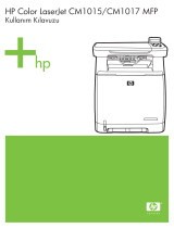 HP Color LaserJet CM1015/CM1017 Multifunction Printer series Kullanici rehberi