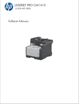 HP LaserJet Pro CM1415 Color Multifunction Printer series Kullanım kılavuzu