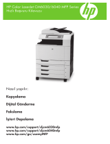 HP Color LaserJet CM6030/CM6040 Multifunction Printer series Başvuru Kılavuzu