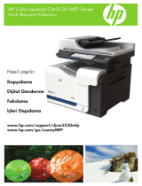 HP Color LaserJet CM3530 Multifunction Printer series Başvuru Kılavuzu