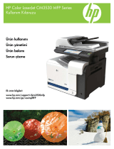 HP Color LaserJet CM3530 Multifunction Printer series Kullanım kılavuzu