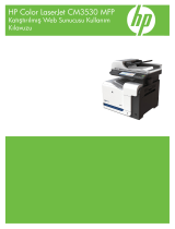 HP Color LaserJet CM3530 Multifunction Printer series Kullanım kılavuzu
