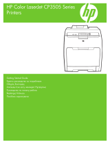 HP Color LaserJet CP3505 Printer series Hızlı başlangıç ​​Kılavuzu