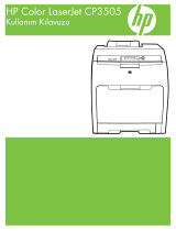 HP Color LaserJet CP3505 Printer series Kullanici rehberi